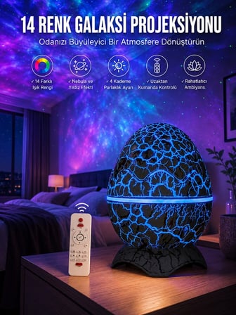 Yumurta Şeklinde Su Dalgalı Bluetooth Speaker Lamba Renkli Şarjlı Yeni Nesil