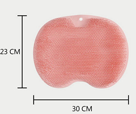 Vantuzlu Banyo Sırt Fırçası ve Masaj Matı