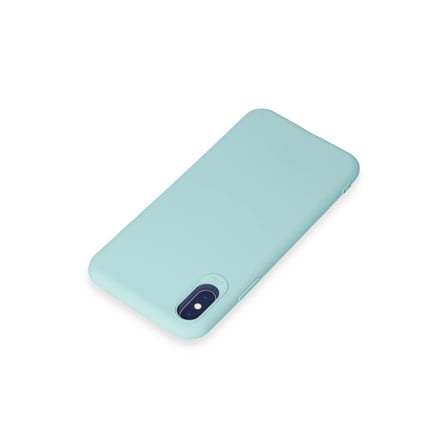 Apple İphone X Kılıf First Silikon - Turkuaz
