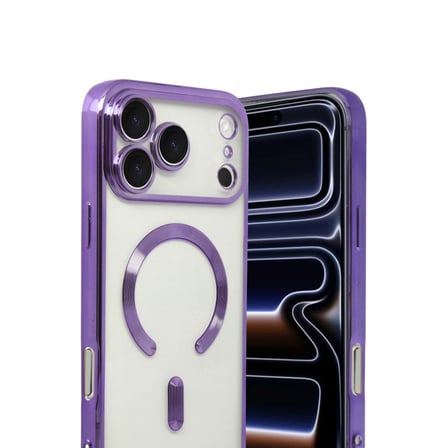 Apple İphone  Pro Max Kross Magneticsafe Kapak - Mor