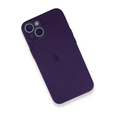 Apple İphone  Plus Kılıf Pp Ultra İnce Kapak - Mor