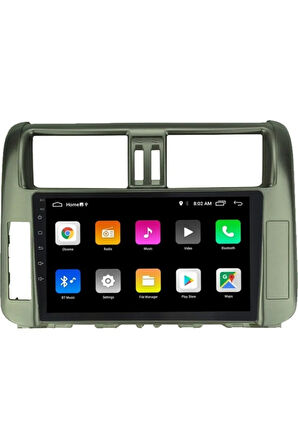 Toyota Land Cruıser Prado Android Carplay Navigasyon Multimedya Ekran Teyp 2gb Ram + 32G