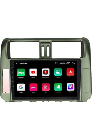 Toyota Land Cruıser Prado Android Carplay Navigasyon Multimedya Ekran Teyp 2gb Ram + 32G