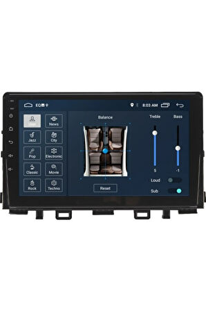 Kia Picanto Android Carplay Navigasyon Multimedya Ekran Teyp 2gb Ram + 32GB HDD