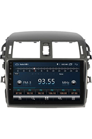 Toyota Corolla Android Carplay Navigasyon Multimedya Ekran Teyp 2gb Ram + 32GB HDD