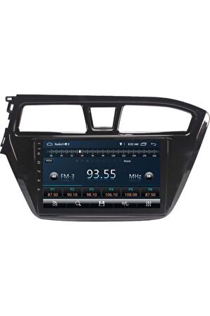 Hyundai I20 Android Carplay Navigasyon Multimedya Ekran Teyp 2gb Ram + 32GB HDD