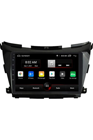 Nıssan Murano Android Carplay Navigasyon Multimedya Ekran Teyp 2gb Ram + 32GB HDD