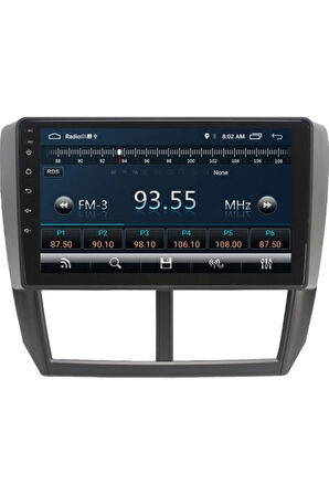 Subaru Impreza Android Carplay Navigasyon Multimedya Ekran Teyp 2gb Ram + 32GB HDD