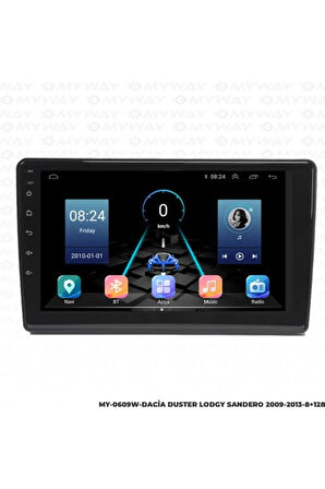 Myway Dacia Duster Android Multimedya 4gb Ram Carplay Navigasyon Ekran