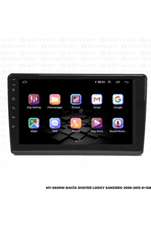 Myway Dacia Duster Android Multimedya 4gb Ram Carplay Navigasyon Ekran
