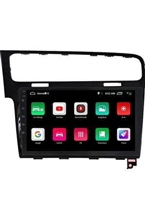 Volkswagen Golf 7 Android Carplay Navigasyon Multimedya Ekran Teyp 2gb Ram + 32GB HDD