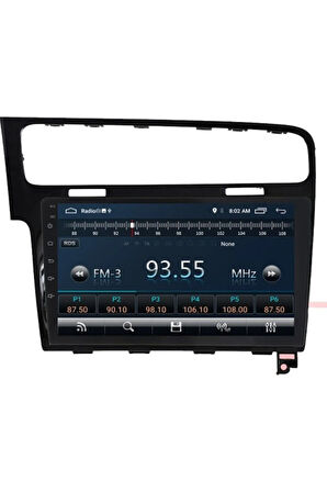 Volkswagen Golf 7 Android Carplay Navigasyon Multimedya Ekran Teyp 2gb Ram + 32GB HDD