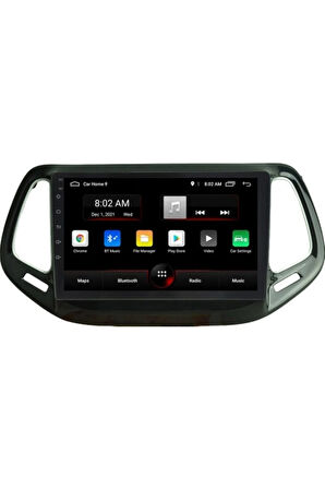 Jeep Compass Android Carplay Navigasyon Multimedya Ekran Teyp 2gb Ram + 32GB HDD