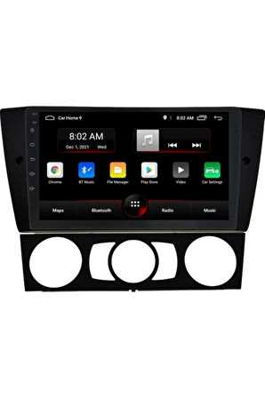 Bmw E90 Manuel Android Carplay Navigasyon Multimedya Ekran Teyp 2gb Ram + 32GB HDD