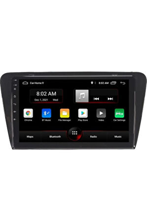 Skoda Octavia Android Carplay Navigasyon Multimedya QLED Ekran-2gb Ram