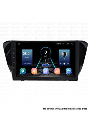 Myway Skoda Super B Android Multimedya 4gb Ram Carplay Navigasyon Ekran - Myway