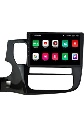 Mıtsubıshı Outlander Android Carplay Navigasyon Multimedya Ekran Teyp 2gb Ram + 32GB HDD