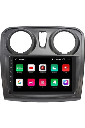 Daica Dokker-Lodgy Android Carplay Navigasyon Multimedya Ekran Teyp 2gb Ram + 32GB HDD