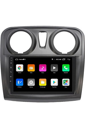 Daica Dokker-Lodgy Android Carplay Navigasyon Multimedya Ekran Teyp 2gb Ram + 32GB HDD