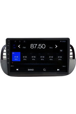 Fiat 500 Android Carplay Navigasyon Multimedya Ekran Teyp 2gb Ram + 32GB HDD