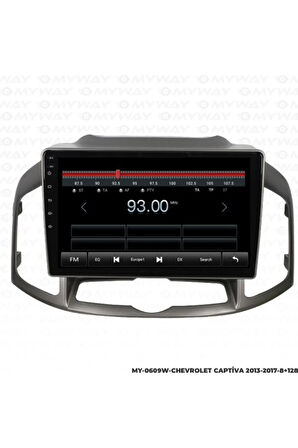 Myway Chevrolet Captiva Android Multimedya 4gb Ram Carplay Navigasyon Ekran
