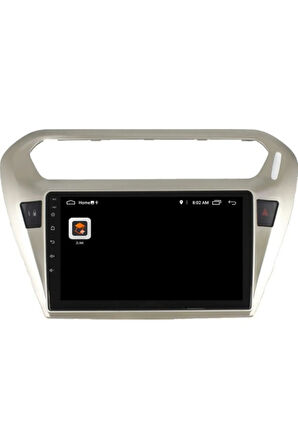 Peugeot 301 Gri Android Carplay Navigasyon Multimedya QLED Ekran-2gb Ram