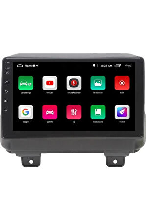 Jeep Wrangler Android Carplay Navigasyon Multimedya Ekran Teyp 2gb Ram + 32GB HDD