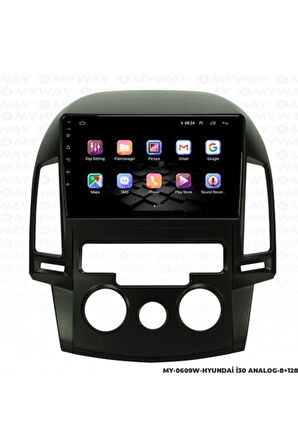 Myway Hyundai I30 Android Multimedya 4gb Ram Carplay Navigasyon Ekran - Myway