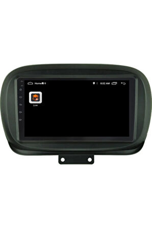 Fiat 500X Android Carplay Navigasyon Multimedya Ekran Teyp 2gb Ram + 32GB HDD