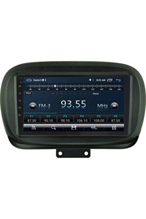 Fiat 500X Android Carplay Navigasyon Multimedya Ekran Teyp 2gb Ram + 32GB HDD