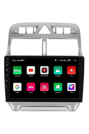 Peugeot 307 Android Carplay Navigasyon Multimedya QLED Ekran-2gb Ram