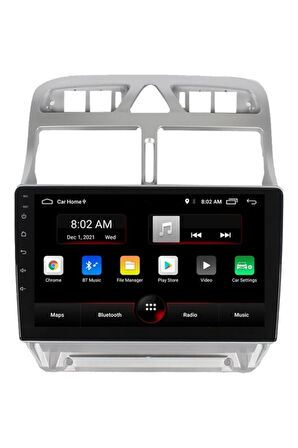 Peugeot 307 Android Carplay Navigasyon Multimedya QLED Ekran-2gb Ram