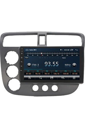 Honda V-Tech 2 Android Carplay Navigasyon Multimedya Ekran Teyp 2gb Ram + 32GB HDD