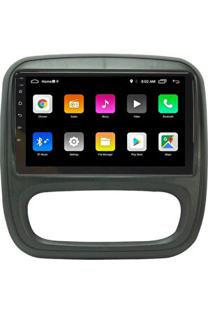 Renault Trafic Android Carplay Navigasyon Multimedya QLED Ekran-2gb Ram