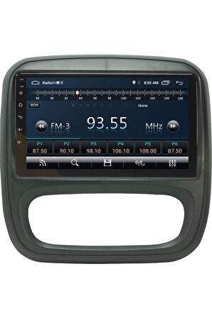 Renault Trafic Android Carplay Navigasyon Multimedya QLED Ekran-2gb Ram