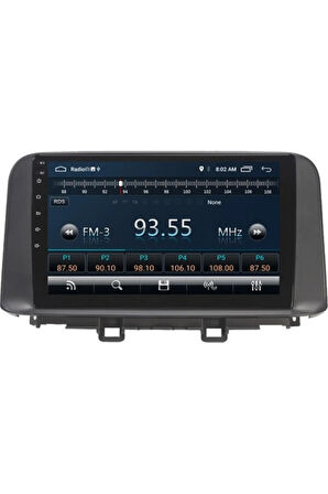 Hyundai Kona Android Carplay Navigasyon Multimedya Ekran Teyp 2gb Ram + 32GB HDD