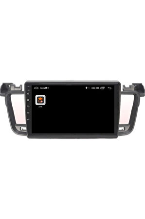 Peugeot 508 Android Carplay Navigasyon Multimedya QLED Ekran-2gb Ram