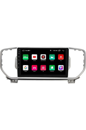 Kia Sportage Android Carplay Navigasyon Multimedya Ekran Teyp 2gb Ram + 32GB HDD