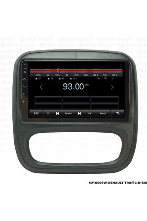Myway Renault Trafic Android Multimedya 4gb Ram Carplay Navigasyon Ekran - Myway