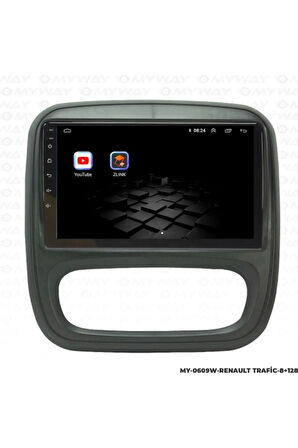 Myway Renault Trafic Android Multimedya 4gb Ram Carplay Navigasyon Ekran - Myway