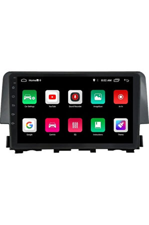 Honda Cıvıc Fc5 Android Carplay Navigasyon Multimedya Ekran Teyp 2gb Ram + 32GB HDD