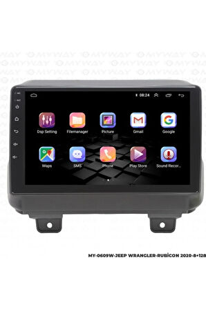 Myway Jeep Wrangler Android Multimedya 4gb Ram Carplay Navigasyon Ekran - Myway