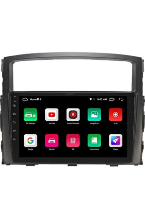 Mıtsubıshı Pajero Android Carplay Navigasyon Multimedya Ekran Teyp 2gb Ram + 32GB HDD