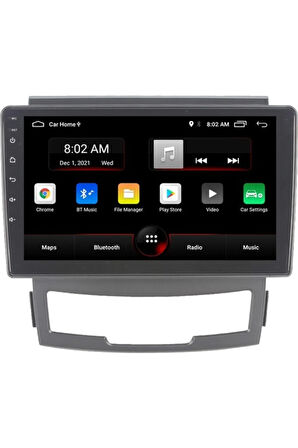 Ssangyong Kyron Android Carplay Navigasyon Multimedya Ekran Teyp 2gb Ram + 32GB HDD