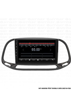 Myway Fiat Doblo Android Multimedya 4gb Ram Carplay Navigasyon Ekran - Myway