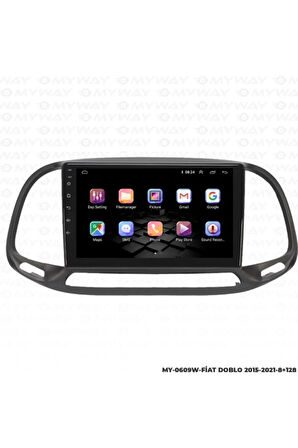Myway Fiat Doblo Android Multimedya 4gb Ram Carplay Navigasyon Ekran - Myway