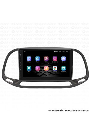 Myway Fiat Doblo Android Multimedya 4gb Ram Carplay Navigasyon Ekran - Myway