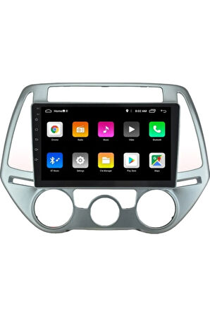 Hyundai I20 Manuel Android Carplay Navigasyon Multimedya Ekran Teyp 2gb Ram + 32GB HDD