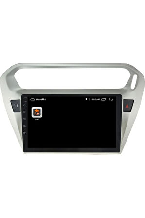 Citroen C Elysee Android Carplay Navigasyon Multimedya Ekran Teyp 2gb Ram + 32GB HDD