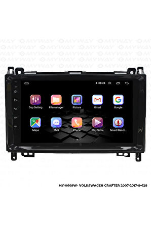 Myway Mercedes Vito Android Multimedya 4gb Ram Carplay Navigasyon Ekran - Myway